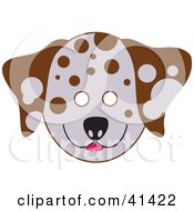 Poster, Art Print Of Dalmatian Dog Face