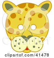Poster, Art Print Of Spotted Leopard Face