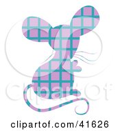 Poster, Art Print Of Purple And Blue Patterned Mouse