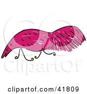 Sketched Pink Anteater
