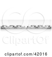 Clipart Illustration Of A Tiny Link In The Center Of A Chain by stockillustrations
