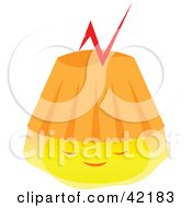 Clipart Illustration Of An Orange And Yellow Lamp Shade