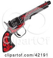 Poster, Art Print Of Black And Red Cadet Pistol