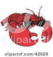 Poster, Art Print Of Cool Lobster Wearing Shades