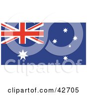 Clipart Illustration Of The Flag Of Australia