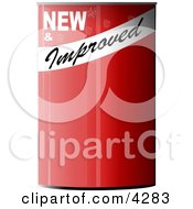 Poster, Art Print Of New  Improved Blank Can Of
