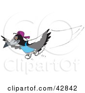 Poster, Art Print Of Magpie Bird Wearing A Shirt Shoes And Hat