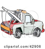 Poster, Art Print Of Side View Of A Tow Truck