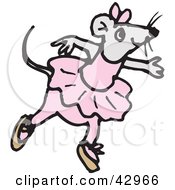 Poster, Art Print Of Ballerina Mouse Dancing