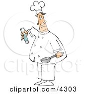 Male Chef Clipart by djart
