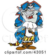 Poster, Art Print Of Laughing Pirate Shark