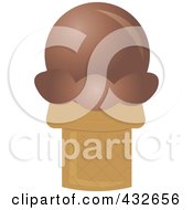 Poster, Art Print Of Chocolate Sugar Ice Cream Cone