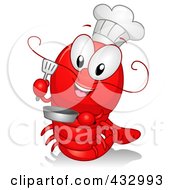 Poster, Art Print Of Lobster Chef Cooking