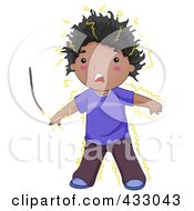 Poster, Art Print Of Boy Being Electrocuted