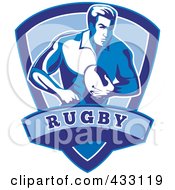 Royalty Free RF Clipart Illustration Of A Rugby Man 6