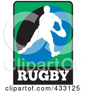 Poster, Art Print Of Rugby Man - 3