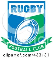 Poster, Art Print Of Rugby Football Club Icon