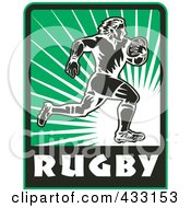 Poster, Art Print Of Rugby Man - 7