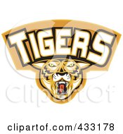 Poster, Art Print Of Tigers Logo - 1