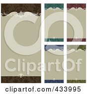 Poster, Art Print Of Digital Collage Of Ornate Beige Frames With Colorful Borders