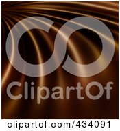 Poster, Art Print Of Chocolate Ripple Curve Background