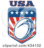 Poster, Art Print Of Usa Rugby Icon