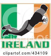 Poster, Art Print Of Ireland Rugby Icon