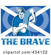 Royalty Free RF Clipart Illustration Of A Scotland Rugby Icon 1
