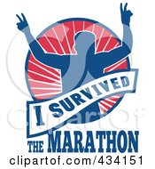 Poster, Art Print Of Marathon Run Icon - 1