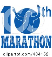 Marathon Run Icon - 2