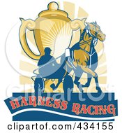 Poster, Art Print Of Harness Racing Icon