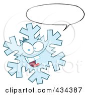 Poster, Art Print Of Snowflake Character - 3