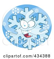 Poster, Art Print Of Snowflake Character - 4