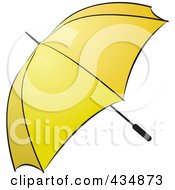 Poster, Art Print Of Yellow Umbrella
