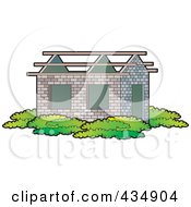 Poster, Art Print Of New Home With An Incomplete Roof