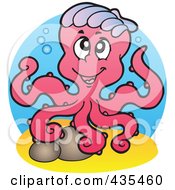 Poster, Art Print Of Logo Of An Octopus