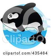Poster, Art Print Of Logo Of An Orca