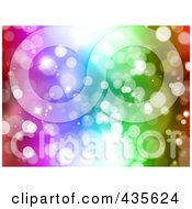 Royalty Free RF Clipart Illustration Of A Colorful Background With Sparkles