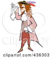 Poster, Art Print Of Male Pirate Holding A Handkerchief