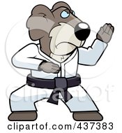Poster, Art Print Of Karate Koala With A Red Belt