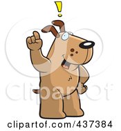 Poster, Art Print Of Dog Exclaiming