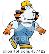 Poster, Art Print Of Builder Tiger Walking