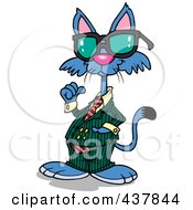 Poster, Art Print Of Cool Cat Wearing Shades