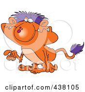 Poster, Art Print Of Cartoon Troll Gesturing With A Finger