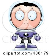 Royalty Free RF Clipart Illustration Of A Space Ranger Boy In A Pressure Suit