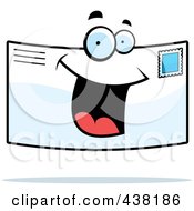 Poster, Art Print Of Letter Character Smiling