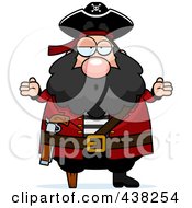 Poster, Art Print Of Careless Pirate Shrugging