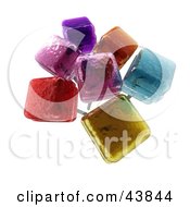 Clipart Illustration Of Various Flavored 3d Lolli Pops