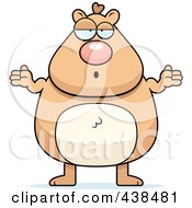 Poster, Art Print Of Careless Hamster Shrugging