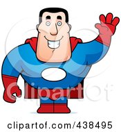 Poster, Art Print Of Super Man Waving